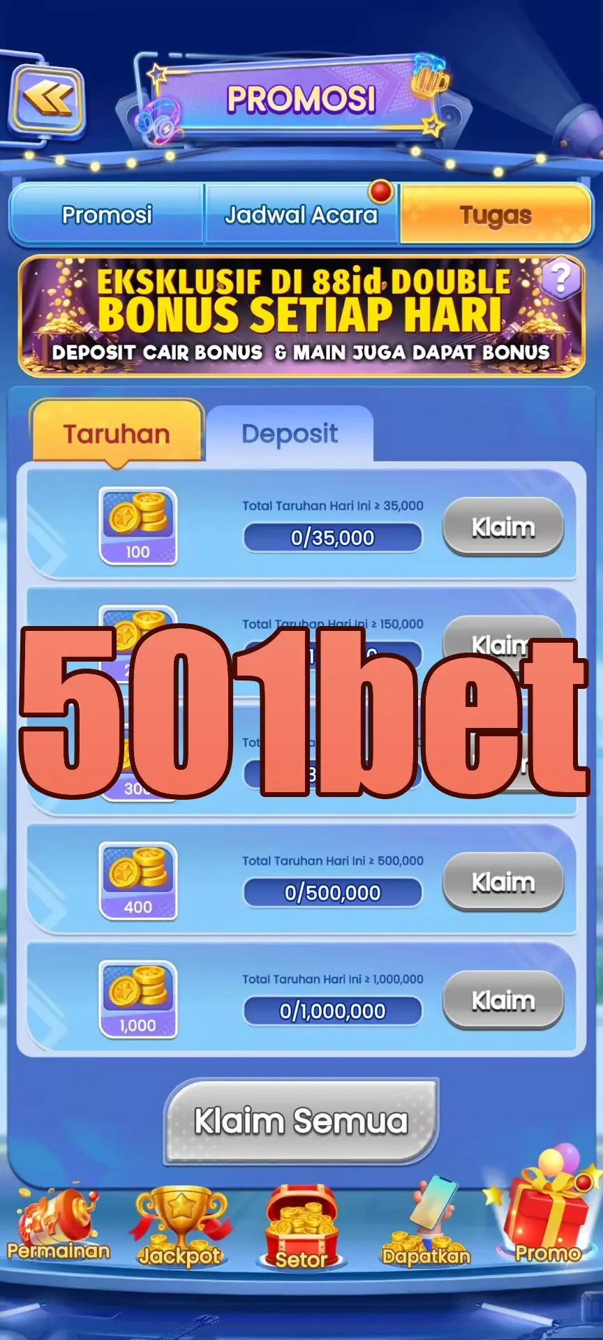 501bet Masuk