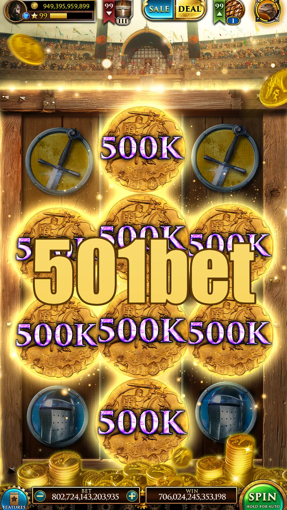 501bet Tangkapan Layar Resmi APK